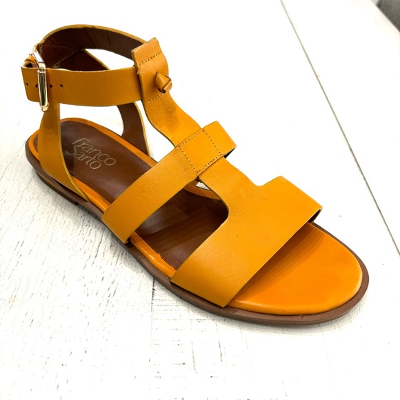 Franco Sarto L-Moni Saffron Yellow Sandal Size 8.5 M - Picture 9 of 15